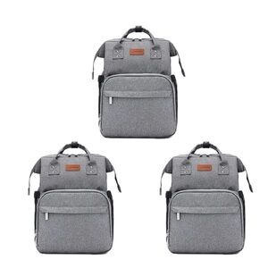 3 Packs 7in1/Diaper Bag Backpack with Changing Station Baby Bags for Boys Girls